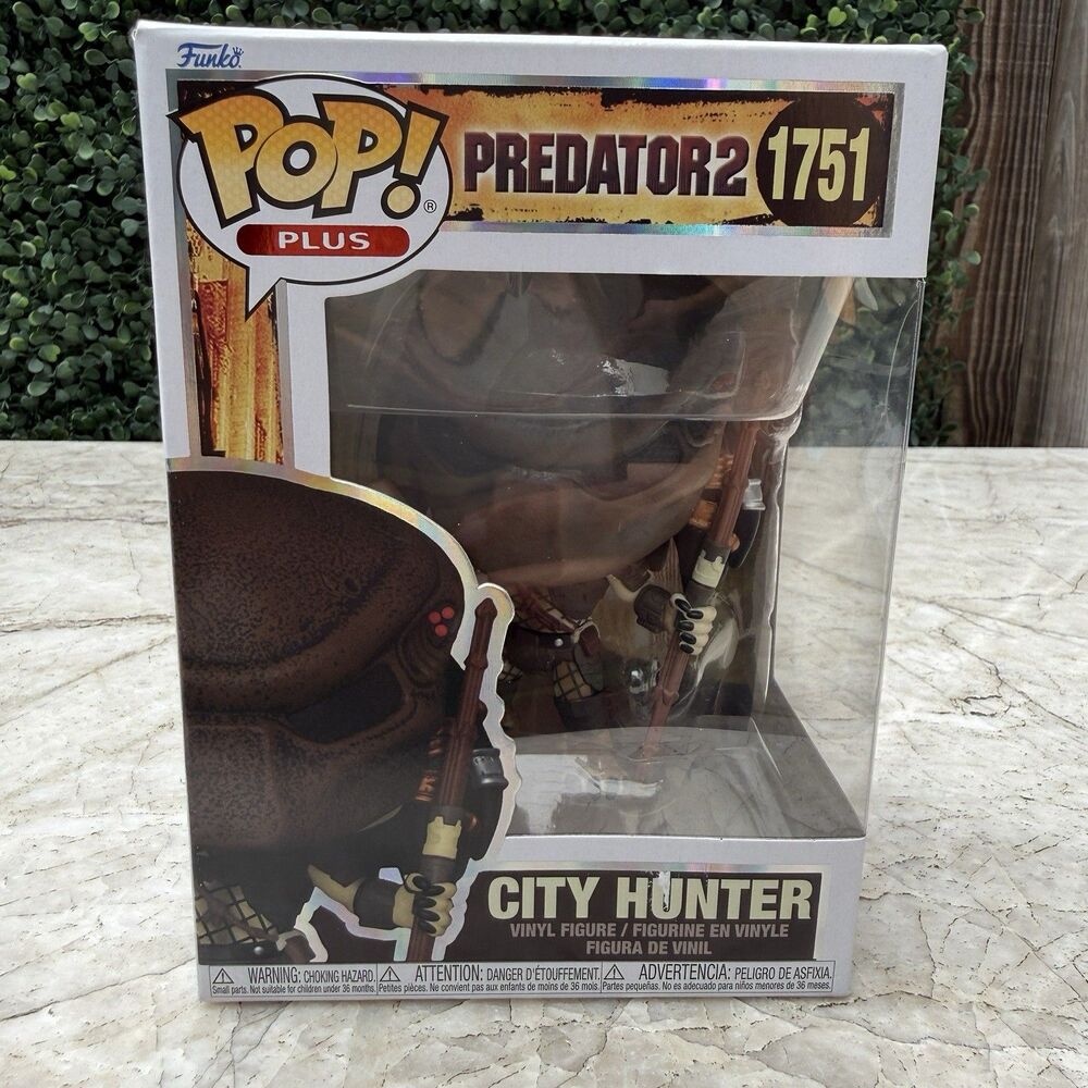 City Hunter Predator 2 Funko Pop! #1751 Plus Vinyl Action Figure With Case